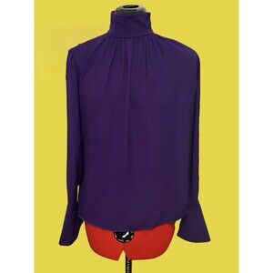 Marc Jacob’s Women’s Purple Silk Top Size Zero